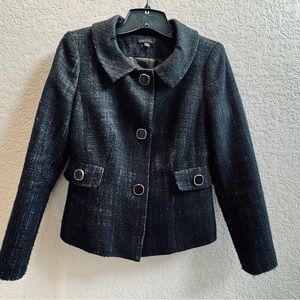 Semantiks Black Textured Blazer